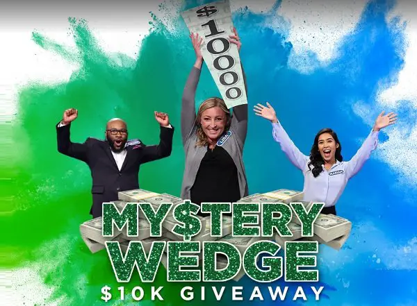 WheelOfFortune.com Sweepstakes - Win $10,000 In The Wheel Of Fortune's Mystery Wedge $10K Giveaway