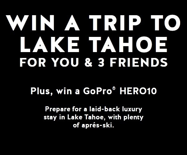 White Claw Hard Seltzer Lake Tahoe Sweepstakes - Win a Trip to Lake Tahoe For 4