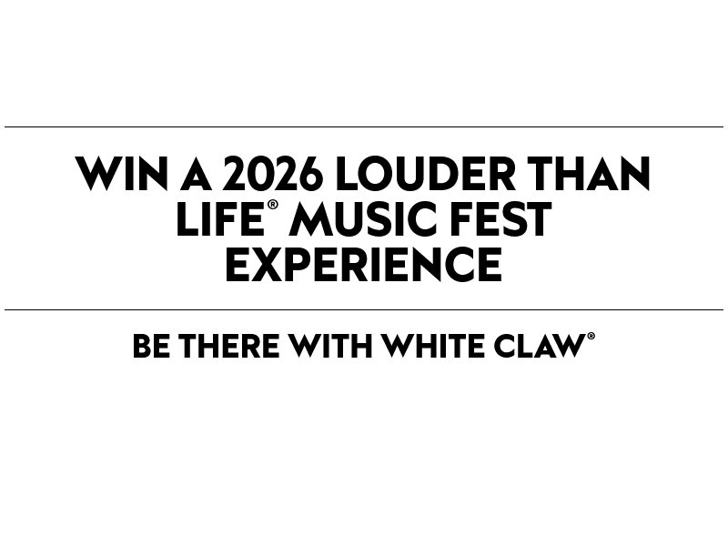 White Claw Hard Seltzer Louder Than Life Music Festival Tickets Sweepstakes - Win Two VIP Tickets & $500 Gift Card (Limited States)