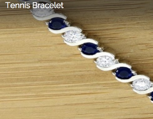 White Gold Tennis Bracelet