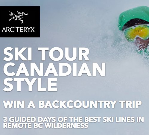 Whiteroom Contest, British Columbia Ski Trip