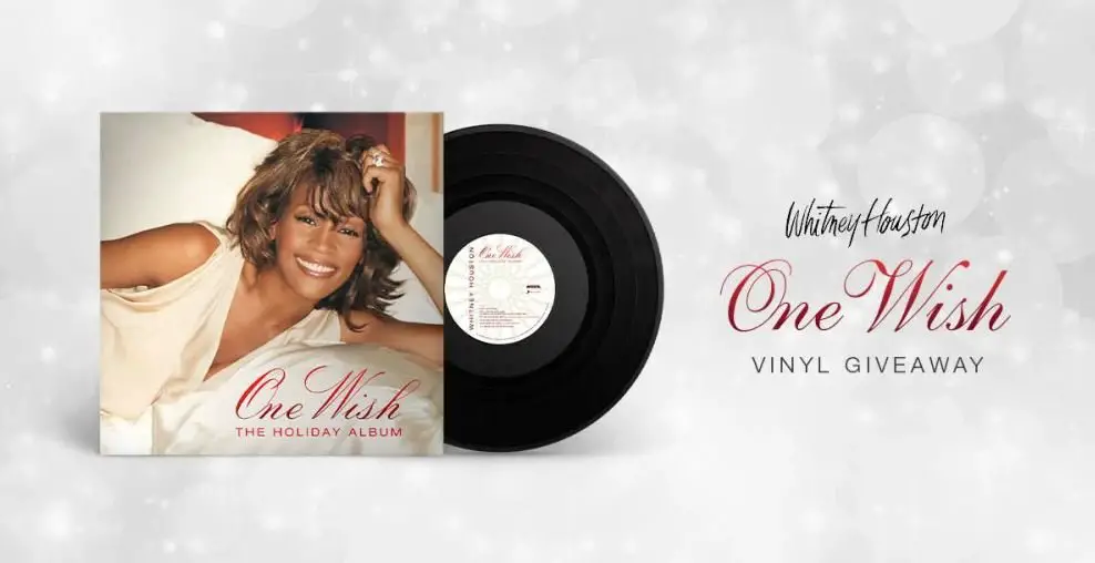 Whitney Houston Boutique One Wish Vinyl Giveaway