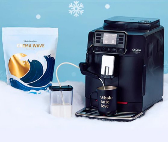 Whole Latte Love Winter Bundle Giveaway - Win an Espresso machine, a bag of Coffee, and more