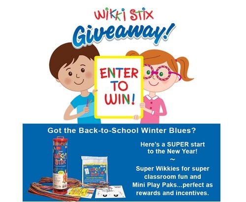 Wikki Stix Teacher Giveaway 2023 - Win 50 Mini Play Packs and One Super Wikki Stix