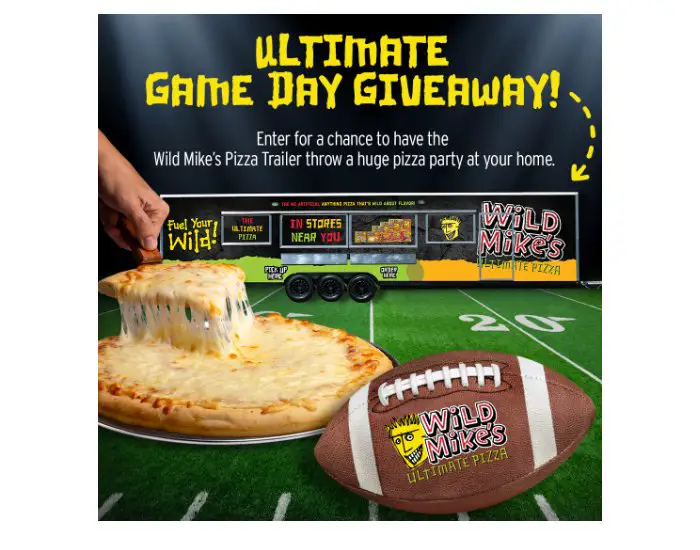 Wild Mike The Ultimate Game Day Giveaway - Win The Ultimate Pizza Party