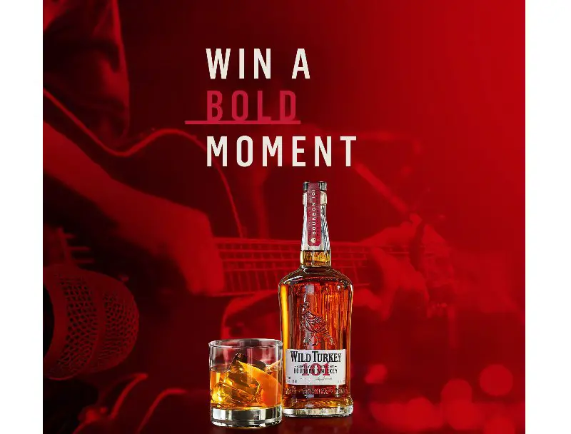 Wild Turkey Bold Moments Sweepstakes - Win A Trip For Two To A Music Festival And More
