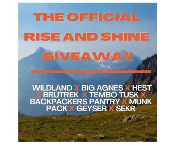 Wildland Coffee Rise and Shine Giveaway - Win Outdoor Gear, Gift Cards and More
