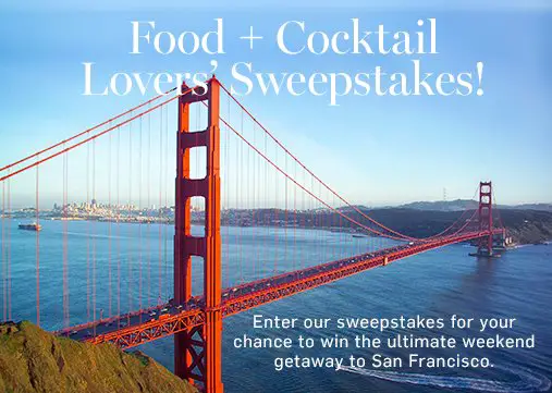 $4,995 Williams-Sonoma Food + Cocktail Lover's Sweepstakes is Cooking up a Win!