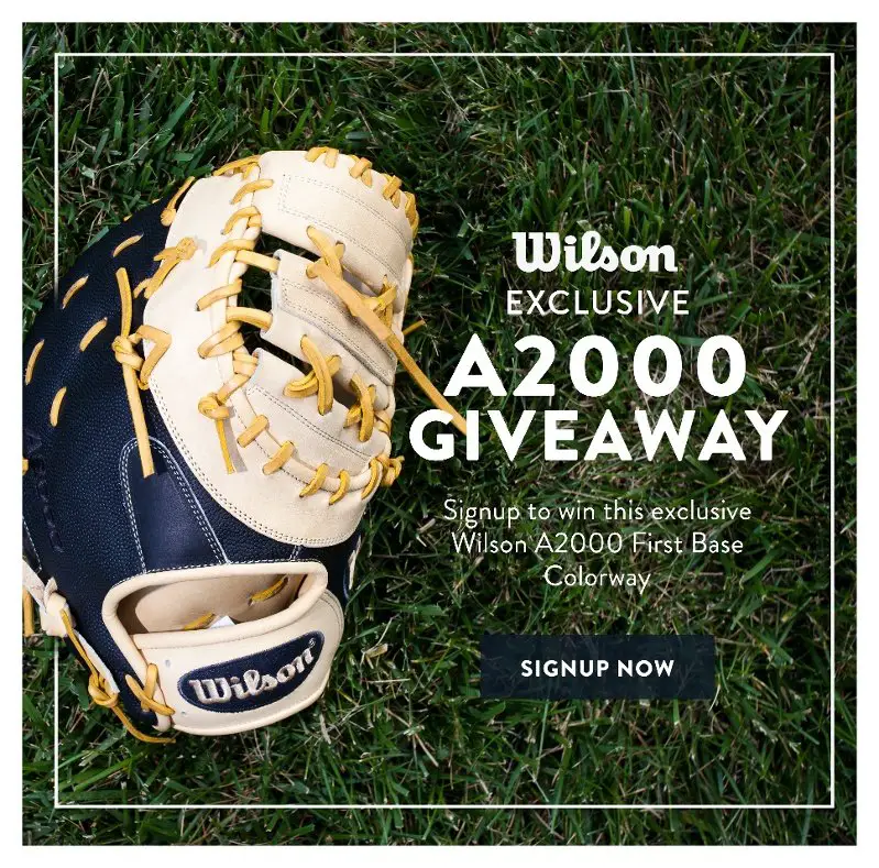 Wilson A2000 First Base Mitt Contest