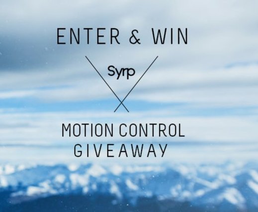 Win 1 of 3x Syrp Motion Camera Timelapse Control Kits