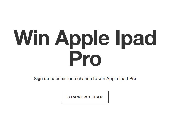 Win 1 of 5 Apple Ipad Pros! Giveaway Alert!