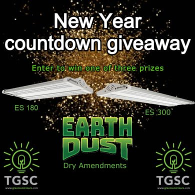 Win 1 Of 2 Grow Lights Or 4 Bags Earth Dust Dry Amendments