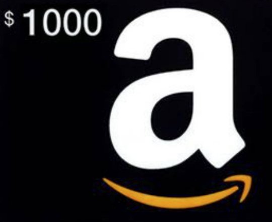 Win 1 of 3x $1000 Amazon Gift Cards