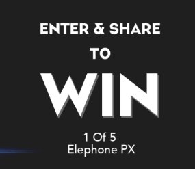 Win 1 of 5x Elephone PX smartphones