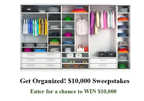 Win $10,000 Cash In The Real Simple Get Organized! $10,000 Sweepstakes