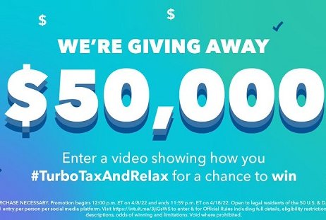 Win $10,000 In The Intuit TurboTax And Relax $50,000 Sweepstakes