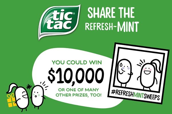 Win $10,000 In The Tic Tac Share the Refreshmint Sweepstakes