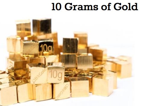 Win 10 Grams of Gold ($500)