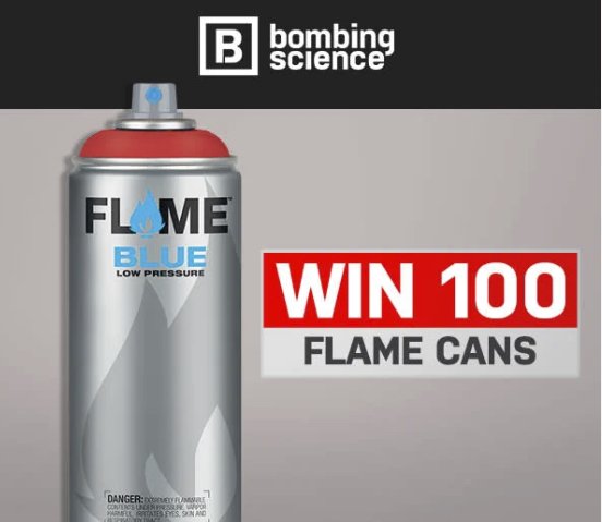 Win 100 Flame Paint Cans