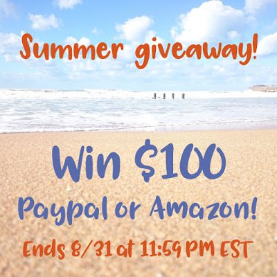 Win $100 PayPal or Amazon GC