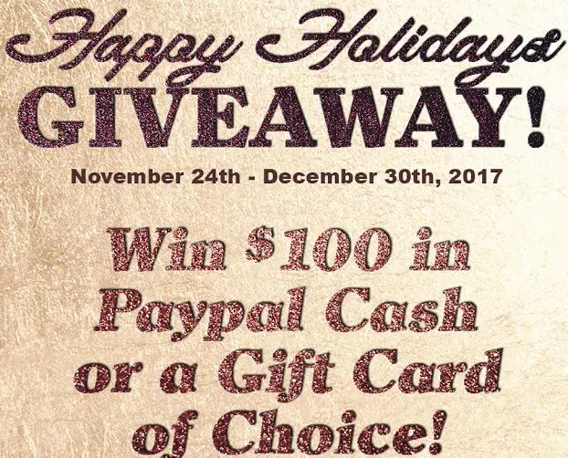 Win $100 of Choice in the Happy Holidays Giveaway!