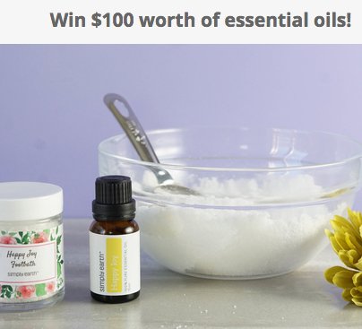 Win $100 Worth Of Essential Oils
