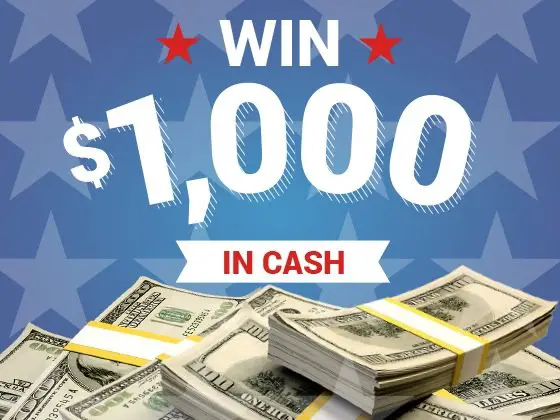 Win $1000 in Free Cash!