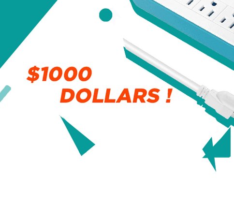 Win $1,000 or New Electronics