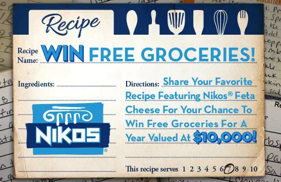 Win $10,000 in Groceries for a Year Recipe Contest!