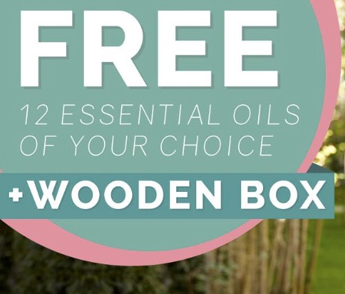 Win 12 Pure Essential Oils of Your Choice
