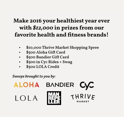 Win $12,000 in Healthy Prizes!