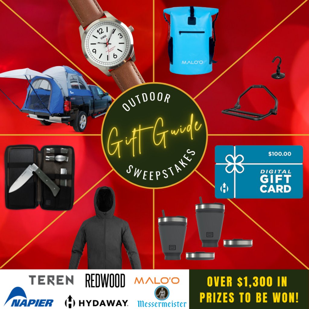 Win $1300 In Outdoor Gear And Accessories