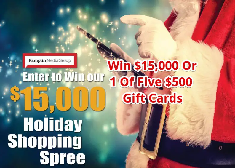Win $15,000 In The Pamplin Media Group's $15,000 Holiday Shopping Spree Sweepstakes