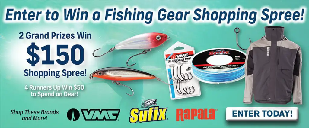 Win $150 Fishing Gear