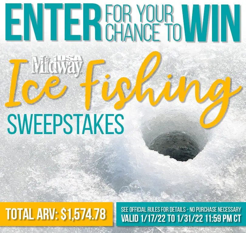 Win $1,500 Ice Fishing Gear In The Ice Fishing Sweepstakes