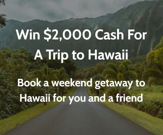 Win $2,050 For A Trip To Hawaii In The Tiny Rituals Hawaii Trip For 2 Sweepstakes