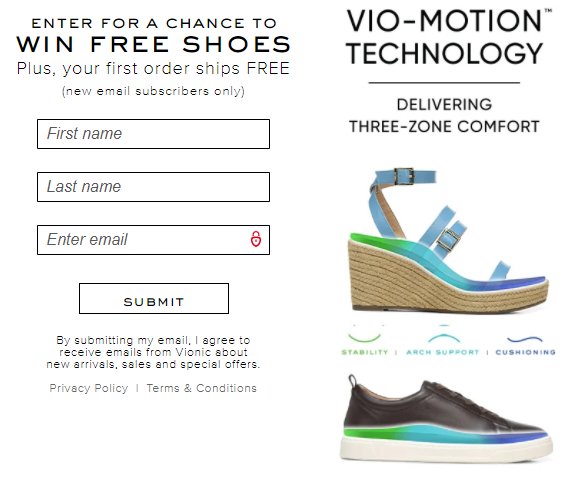 Win 2 Pairs Of Vionic Shoes In Share The Love Giveaway