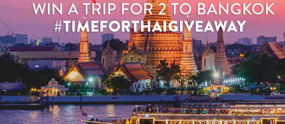Win 2 RoundTrip International Airfare Tickets to Bangkok!