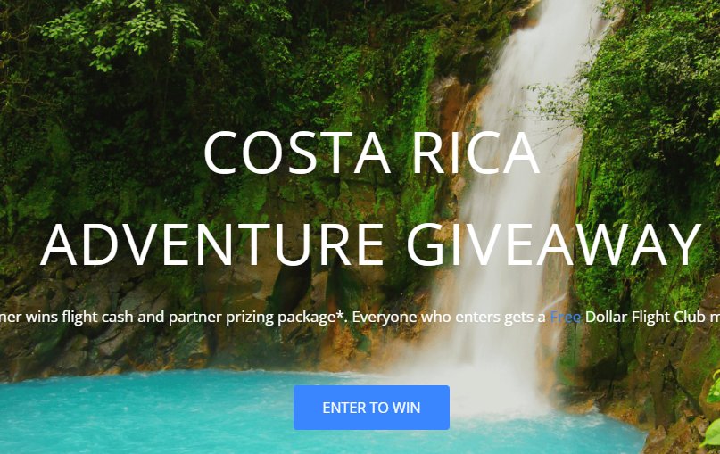 Win 2 Roundtrip Tickets To Costa Rica In The Dollar Flight Club Costa Rica Adventure Giveaway