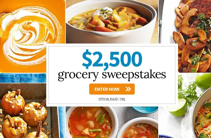 Win $2,500 to Buy Groceries!