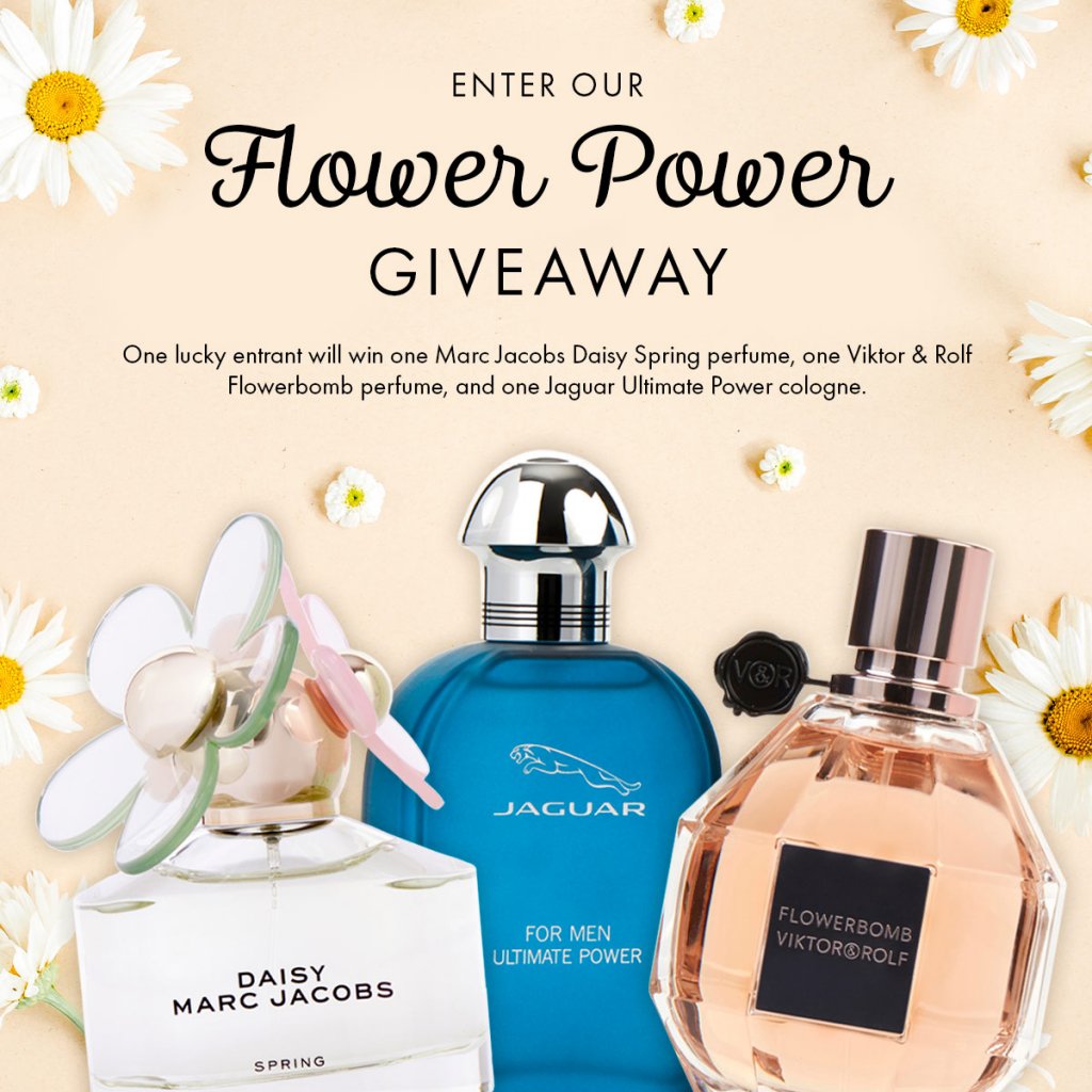Win 3 Bottles Of Perfume In The FragranceNet.com Flower Power Giveaway