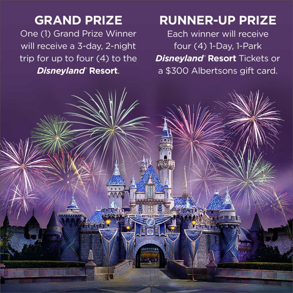 ($17,000) WIN a 3-day/2-night Disneyland Vacation! + MORE