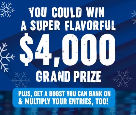 Win $4,000 Or Other Instant Prizes In The Blue Diamond Super Holiday Sweepstakes