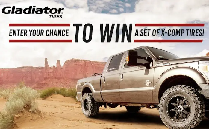 Win 4 Free Tires - Complete Set!