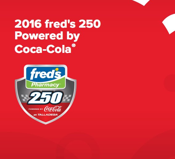 Win 4 NASCAR Tickets to the Fred’s 250 Powered by Coca-Cola!