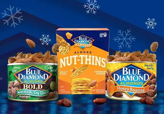 Win $4000 And Other Instant Prizes In The Blue Diamond Almonds Super Holiday Sweepstakes 2