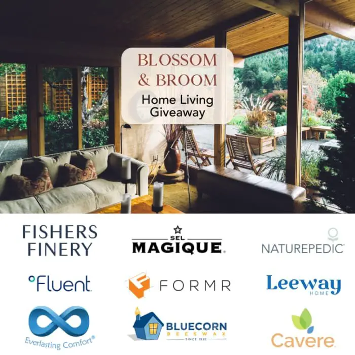 Win $4500 Worth Of Prizes In The Blossom And Broom Home Living Giveaway