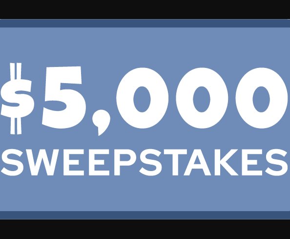 Win $5,000 Cash In The Second Street Media $5000 Sweepstakes