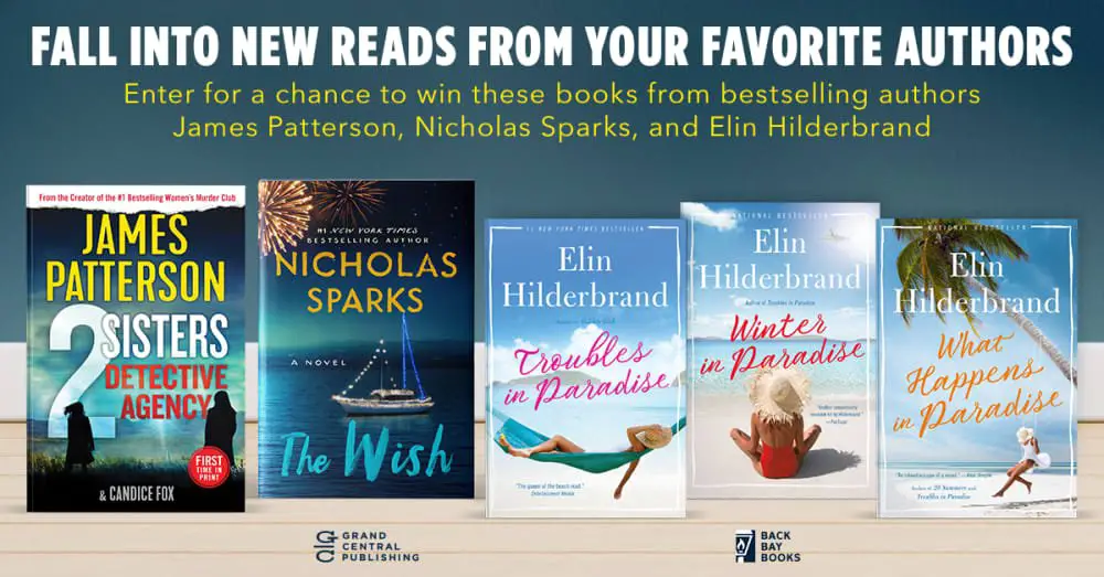 Win 5 Books From 3 Authors In The Fall Into New Reads Sweepstakes