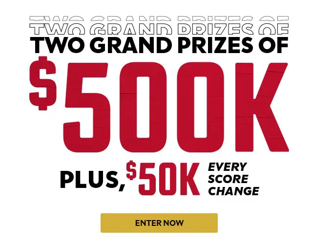 Win $500,000 Towards Your Dream Home In The Super Bowl Squares Sweepstakes